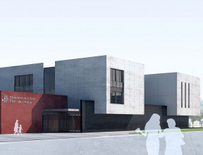 Infografías para el concurso de arquitectura para la nueva Residencia para la 3ª edad Parc de l’Aigua, Lleida