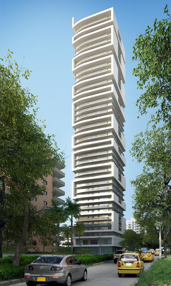 render torre residencial Barranquilla